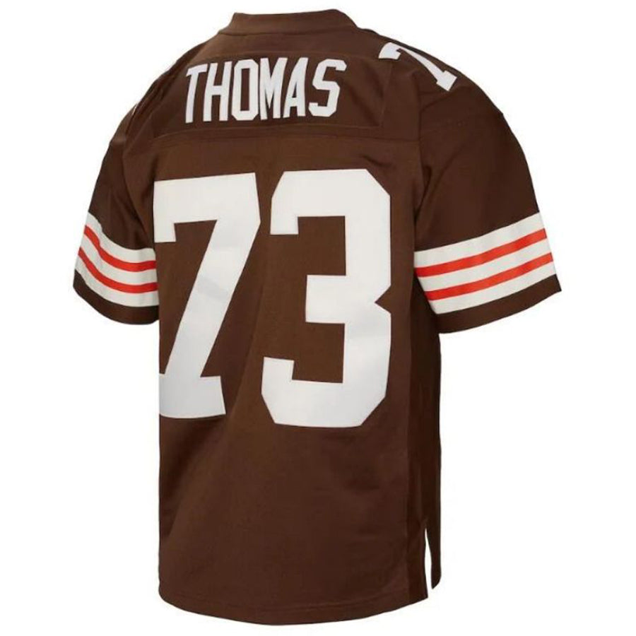Custom #73 Brown 2007 CLE Football Shirt Top