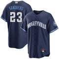 Custom #23 Navy City Connect CHC Baseball Shirt Top