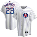 Custom #23 White CHC Baseball Shirt Top