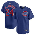 Custom #24 Blue CHC Baseball Shirt Top