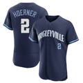 Custom #2 Navy CHC Baseball Shirt Top