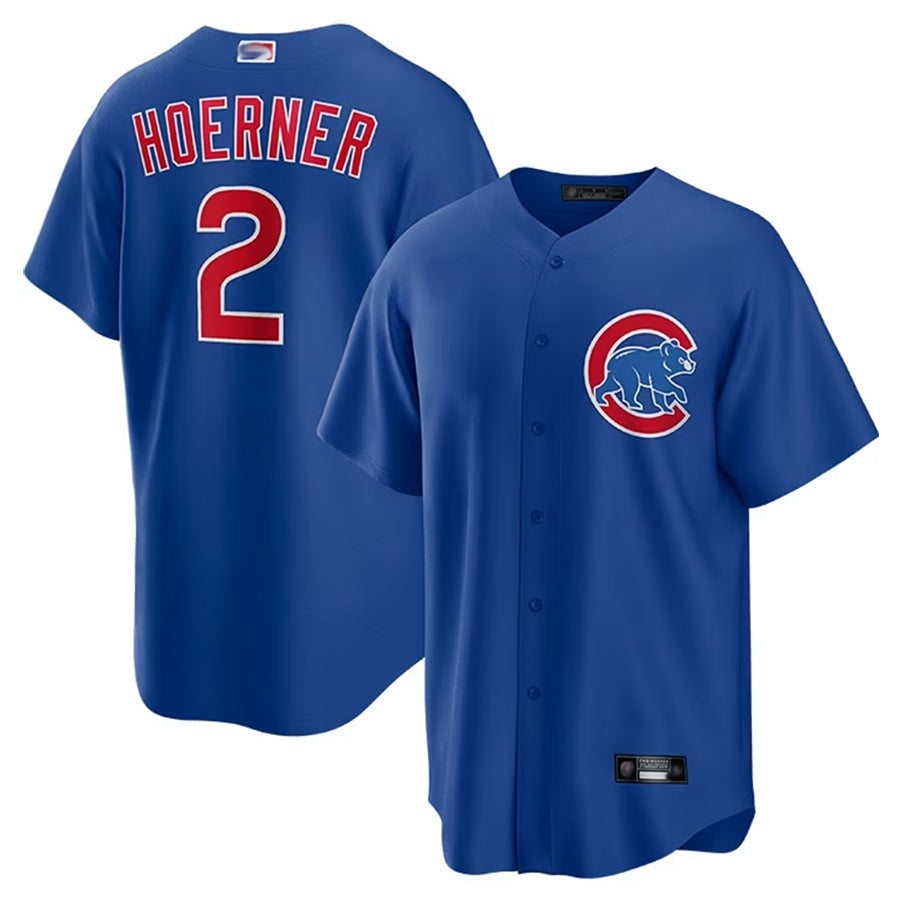 Custom #2 Royal Blue CHC Baseball Shirt Top