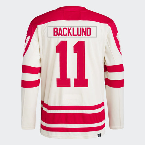 Custom #11 White CGY Hockey Shirt Top
