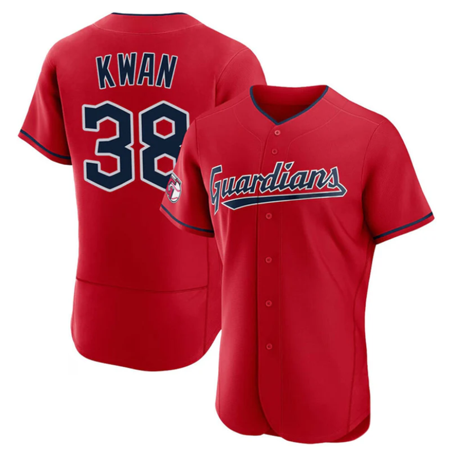 Custom #38 Red CLE Baseball Shirt Top