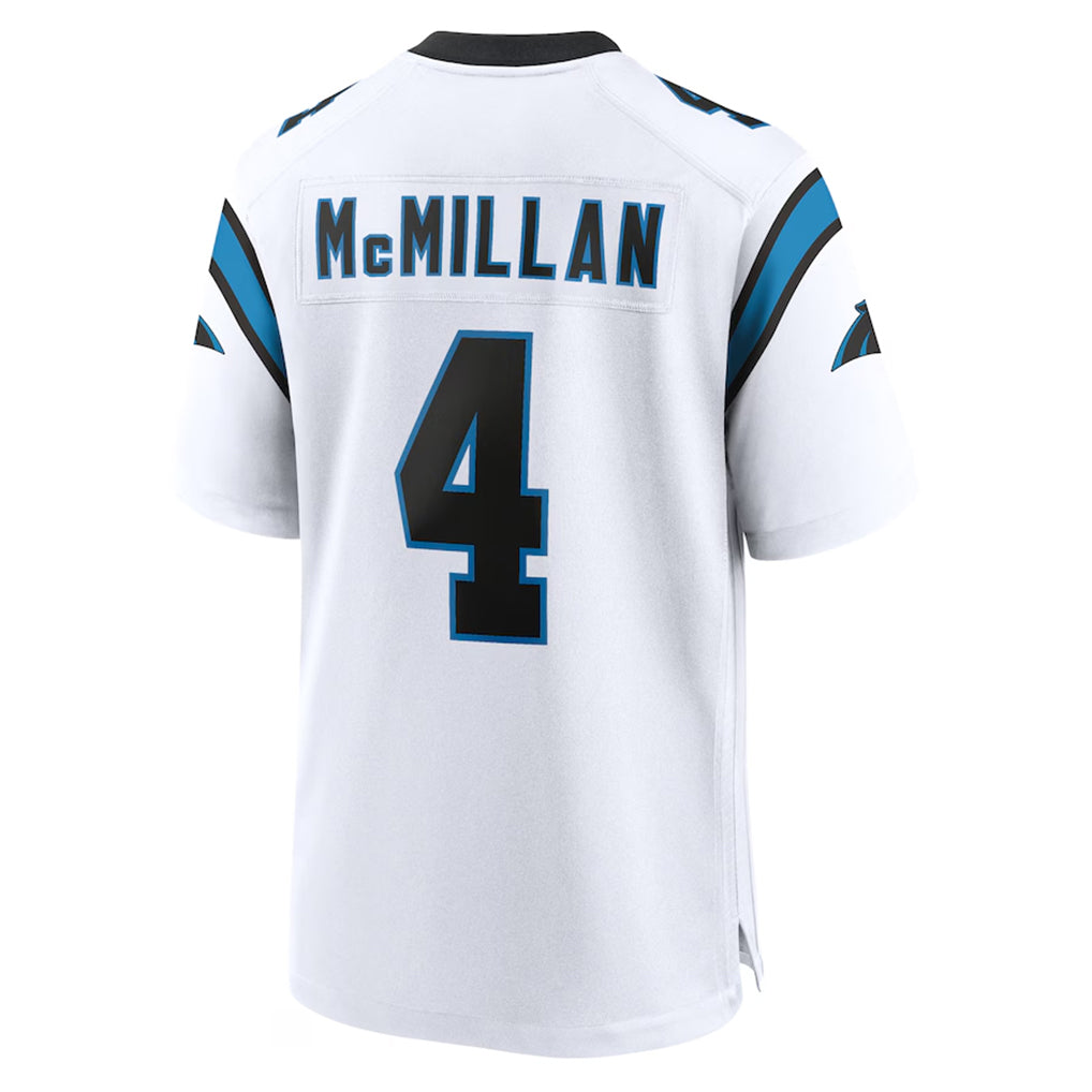 Custom #4 White CAR Football Shirt Top