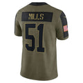 Custom #51 Olive 2021 CAR Football Shirt Top
