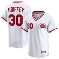 Custom #30 White Throwback CIN Baseball Shirt Top