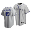 Custom #19 Gray COL Baseball Shirt Top