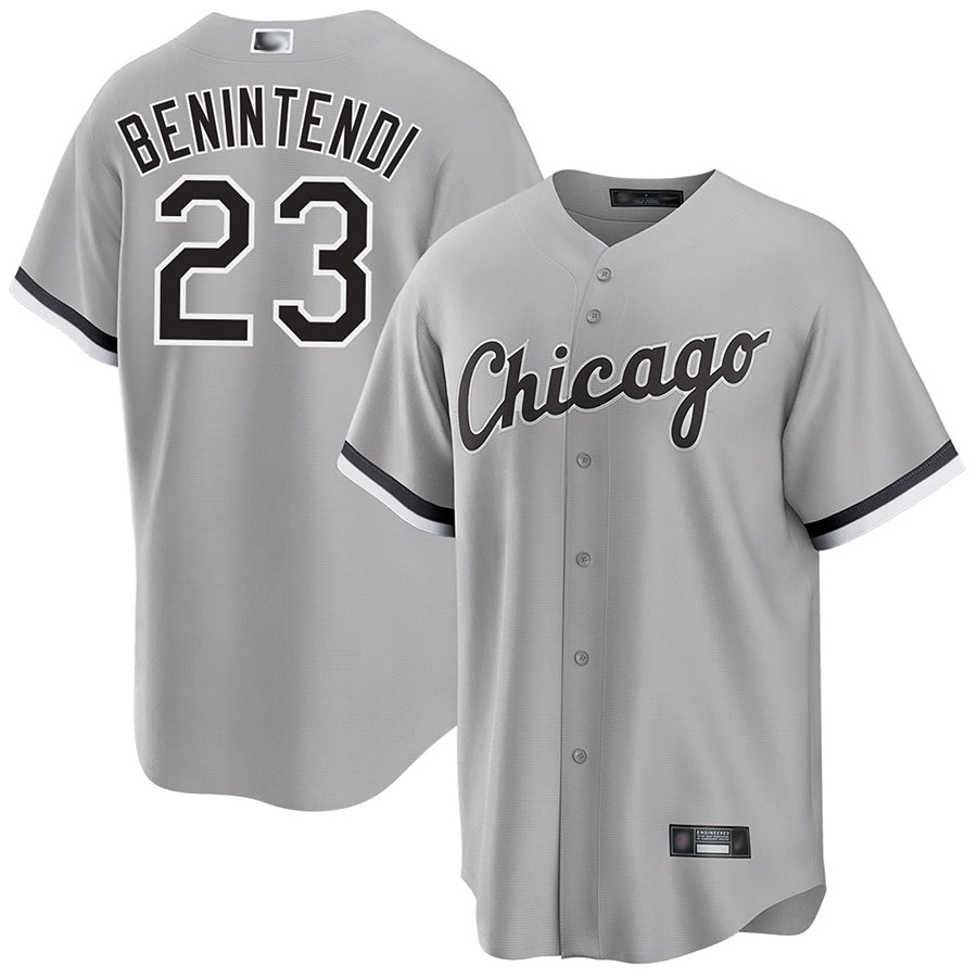 Custom #23 Gray CWS Baseball Shirt Top