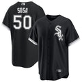 Custom #50 Black CWS Baseball Shirt Top