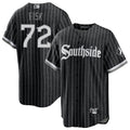 Custom #72 Black City Connect CWS Baseball Shirt Top