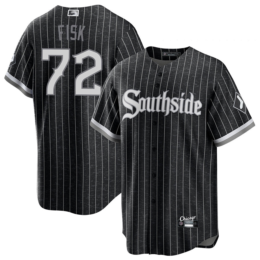 Custom #72 Black City Connect CWS Baseball Shirt Top