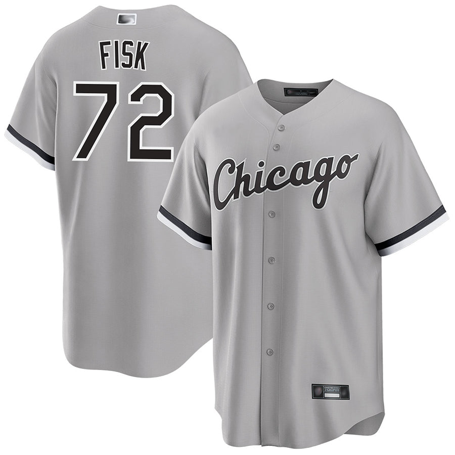 Custom #72 Gray CWS Baseball Shirt Top