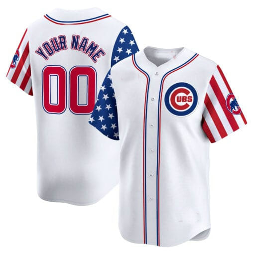 Custom C.Cubs Independence Day Vapor Premier Limited篓C All Stitched Baseball Jerseys