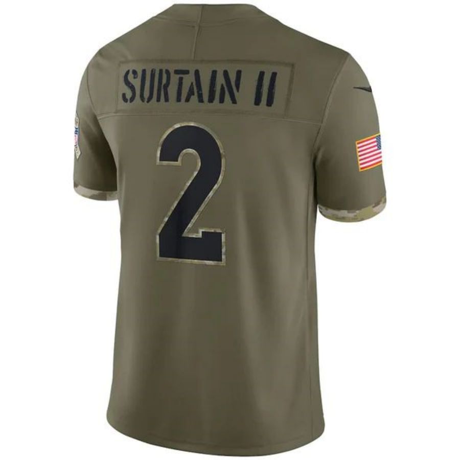 Custom #2 Olive DEN Football Shirt Top