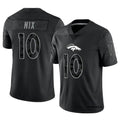 Custom #10 Black DEN Football Shirt Top