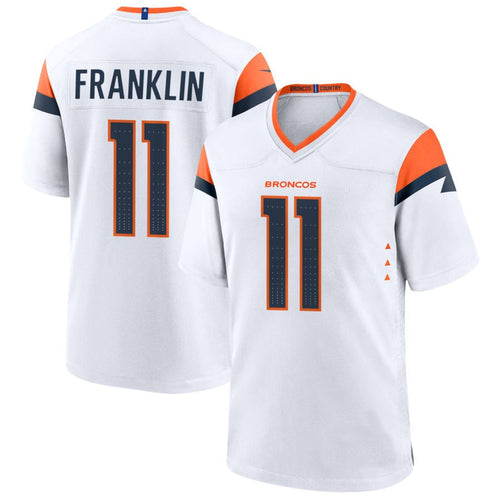 Custom #11 White DEN Football Shirt Top