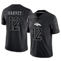Custom #12 Black DEN Football Shirt Top