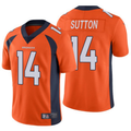 Custom #14 Orange DEN Football Shirt Top