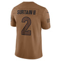 Custom #2 Brown DEN Football Shirt Top