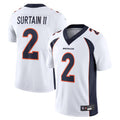Custom #2 White DEN Football Shirt Top