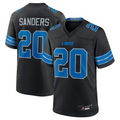 Custom #20 Black DET Football Shirt Top