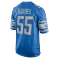 Custom #55 Blue DET Football Shirt Top
