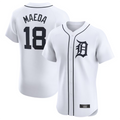 Custom #18 White DET Baseball Shirt Top