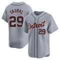 Custom #29 Gray DET Baseball Shirt Top