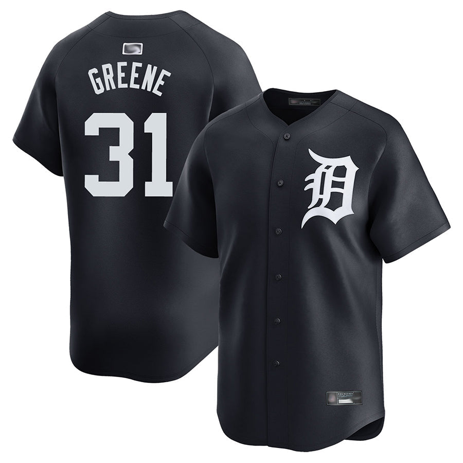 Custom #31 Black DET Baseball Shirt Top