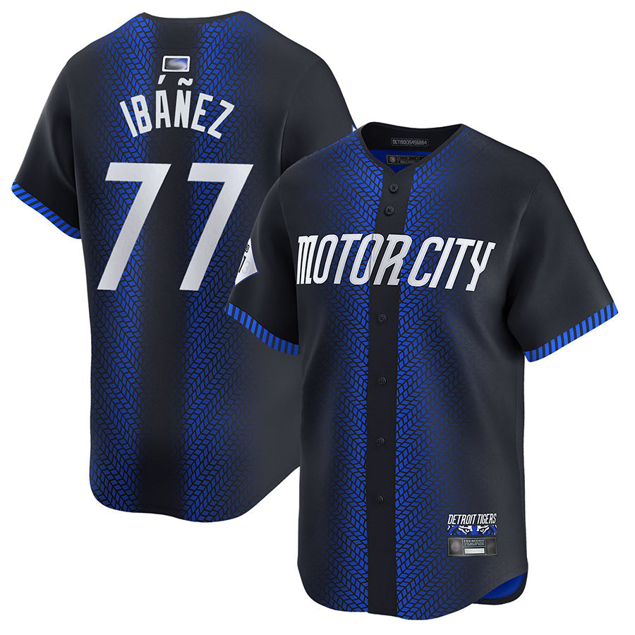 Custom #77 City Connect DET Baseball Shirt Top
