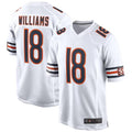 Custom #18 White CHI Football Shirt Top