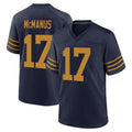 Custom #17 Navy 1923 GB Football Shirt Top
