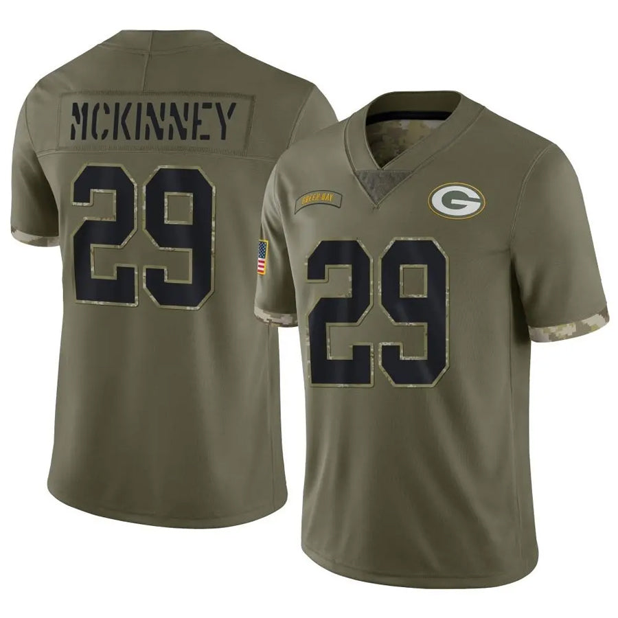 Custom #29 Olive GB Football Shirt Top