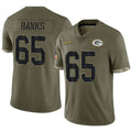Custom #65 Olive GB Football Shirt Top