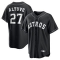 Custom #27 Black HOU Baseball Shirt Top