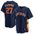 Custom #27 Navy HOU Baseball Shirt Top