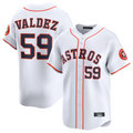Custom #59 White HOU Baseball Shirt Top