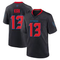 Custom #13 Navy HOU Football Shirt Top