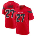 Custom #27 Red HOU Football Shirt Top