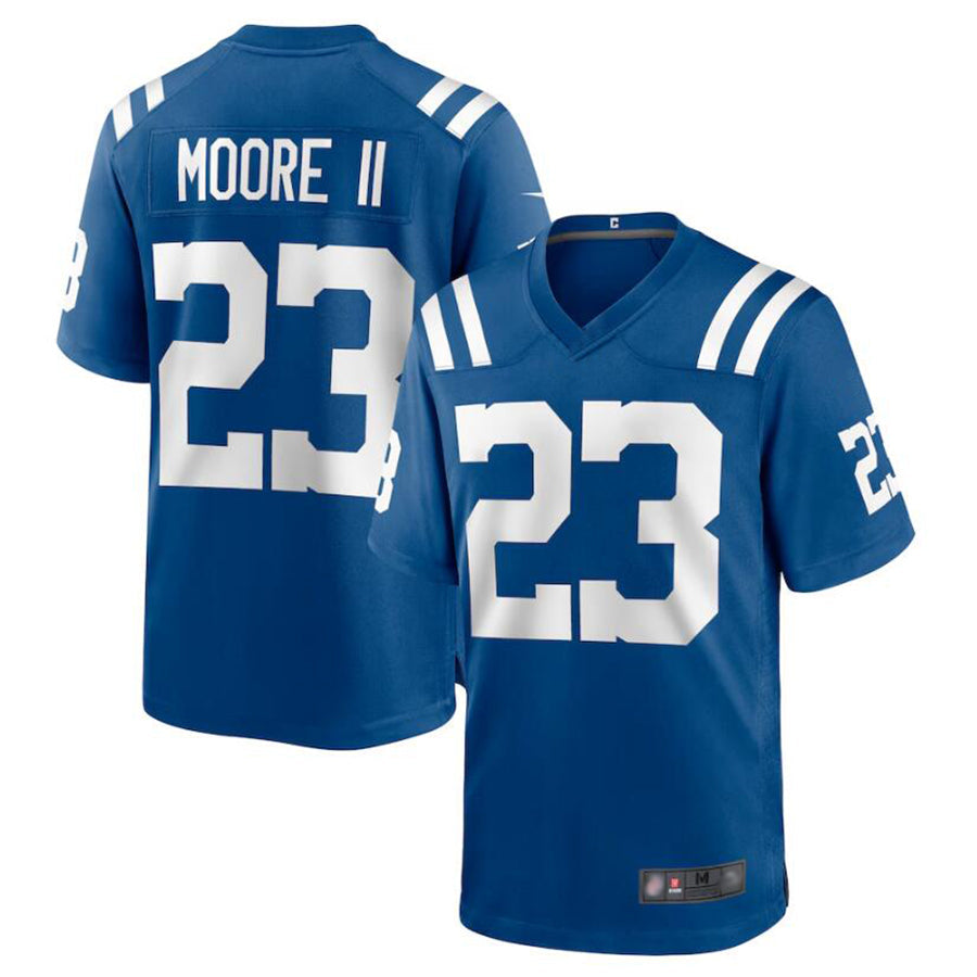 Custom #23 Royal IND Football Shirt Top