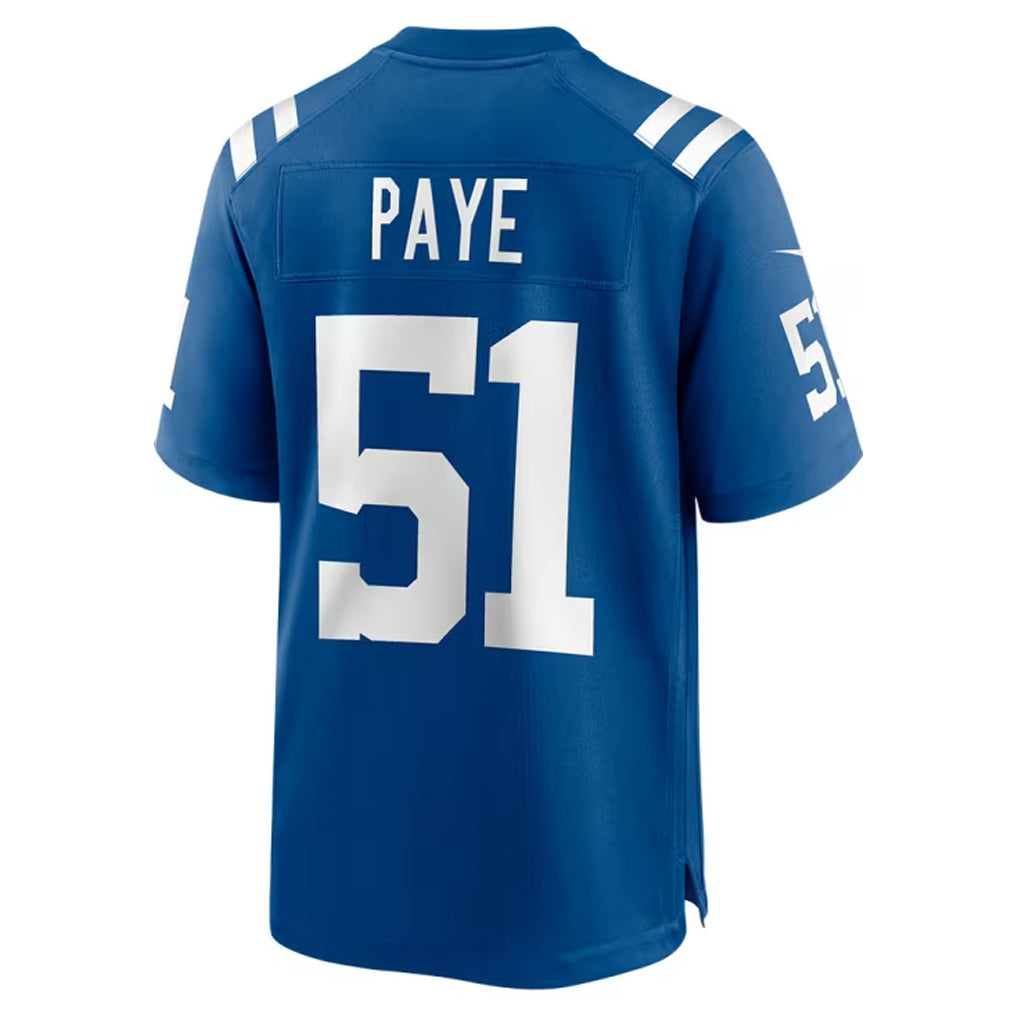 Custom #51 Royal IND Football Shirt Top