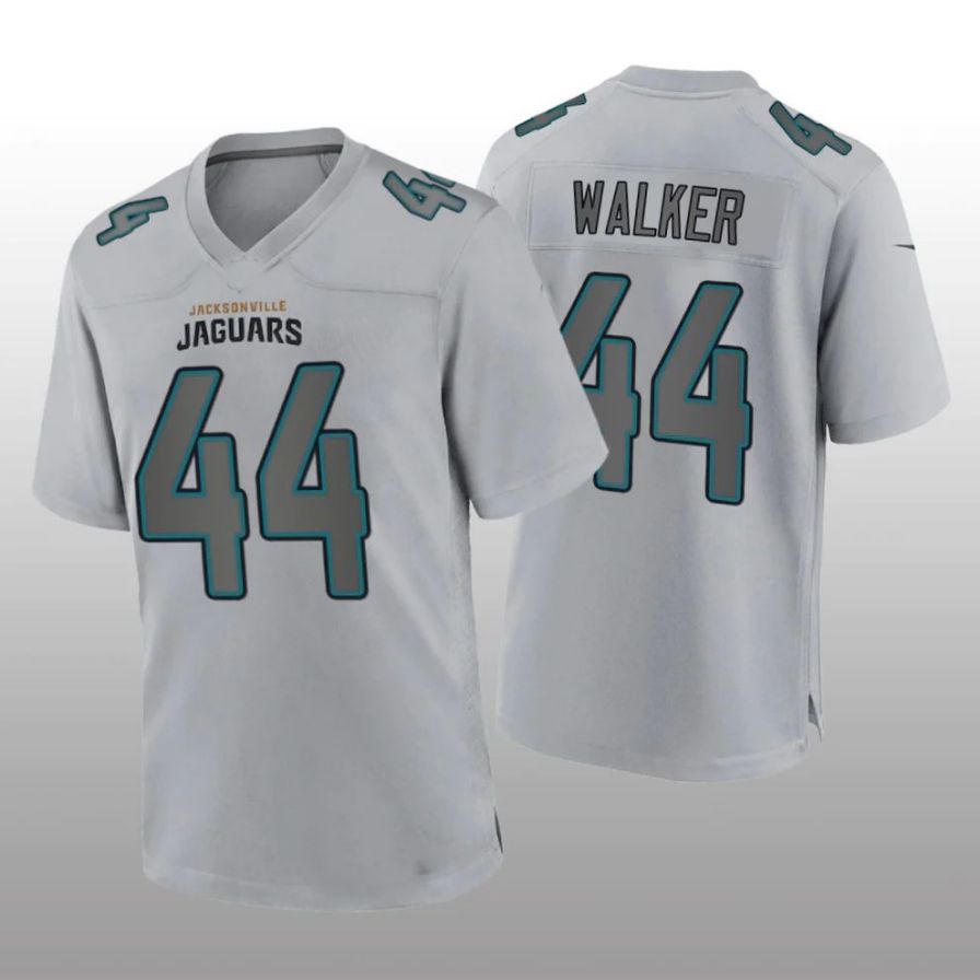 Custom #44 Gray JAX Football Shirt Top