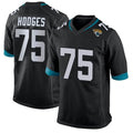 Custom #75 Black JAX Football Shirt Top