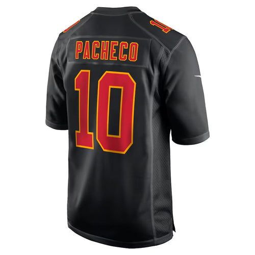 Custom #10 Black KC Football Shirt Top