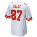 Custom #87 White KC Football Shirt Top