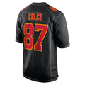 Custom #87 Carbon Black KC Football Shirt Top