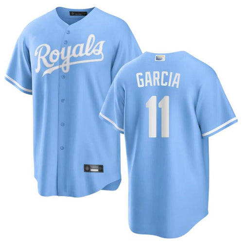 Custom #11 Light Blue KC Baseball Shirt Top