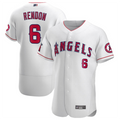 Custom #6 White LAA Baseball Shirt Top