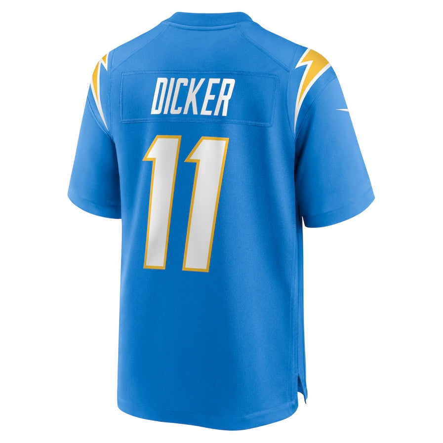 Custom #11 Powder Blue LAC Football Shirt Top